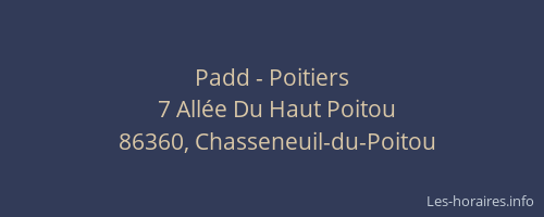 Padd - Poitiers