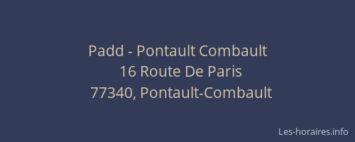Padd - Pontault Combault