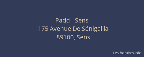 Padd - Sens