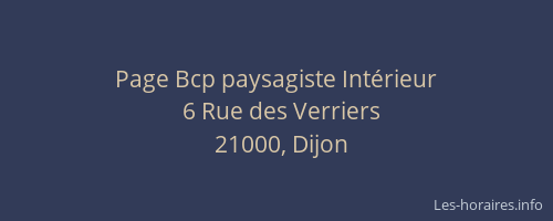 Page Bcp paysagiste Intérieur