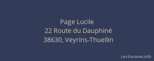 Page Lucile