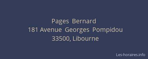 Pages  Bernard
