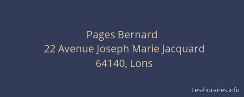 Pages Bernard