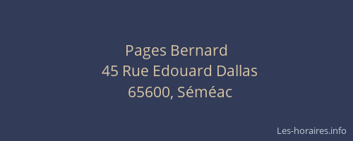 Pages Bernard