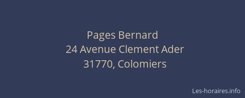 Pages Bernard