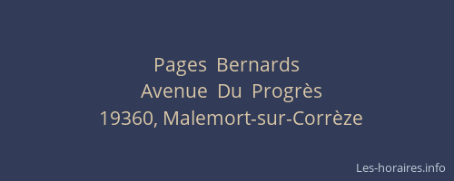 Pages  Bernards