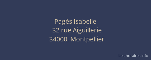 Pagès Isabelle