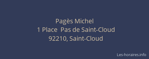 Pagès Michel