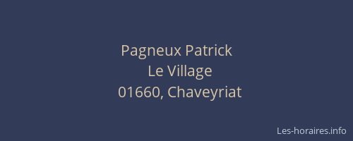 Pagneux Patrick