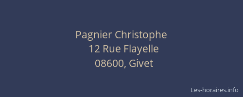 Pagnier Christophe