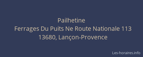 Pailhetine