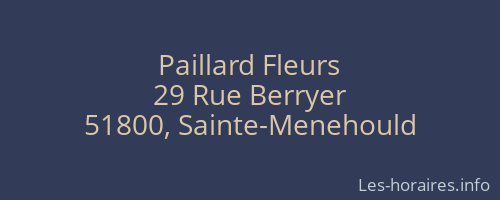 Paillard Fleurs