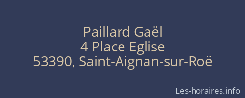 Paillard Gaël