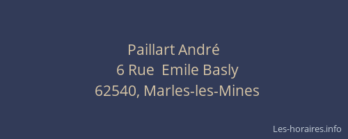 Paillart Andr&eacute;