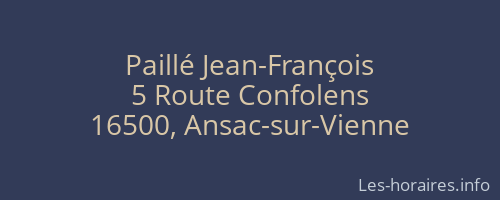 Paillé Jean-François