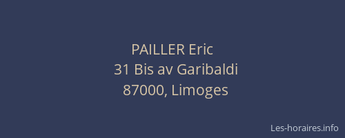 PAILLER Eric