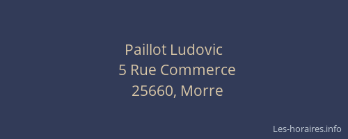 Paillot Ludovic