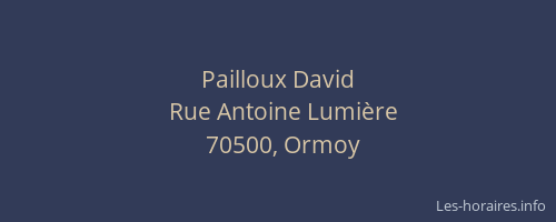 Pailloux David