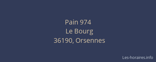 Pain 974