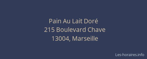 Pain Au Lait Doré