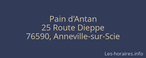 Pain d'Antan
