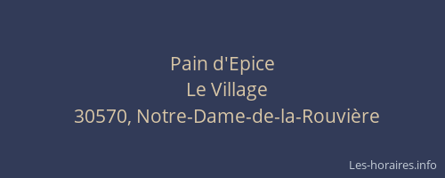 Pain d'Epice