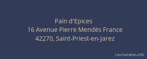 Pain d'Epices