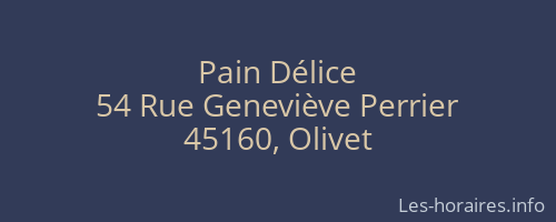 Pain Délice
