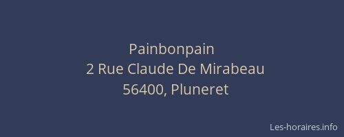 Painbonpain
