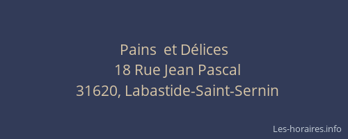 Pains  et Délices