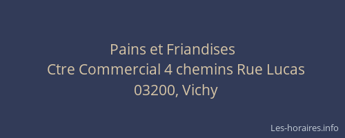 Pains et Friandises