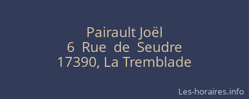 Pairault Joël