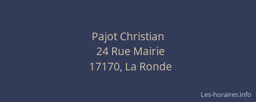 Pajot Christian