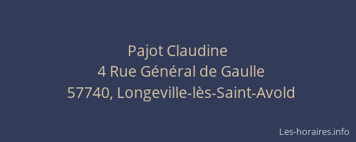 Pajot Claudine