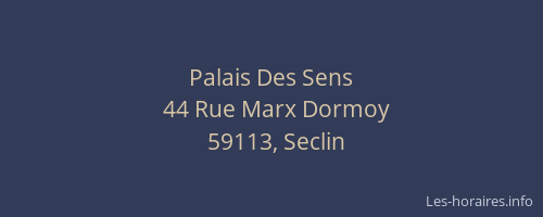 Palais Des Sens