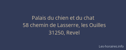 Palais du chien et du chat