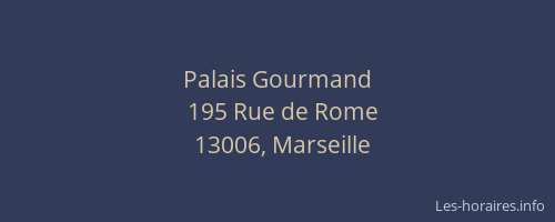 Palais Gourmand