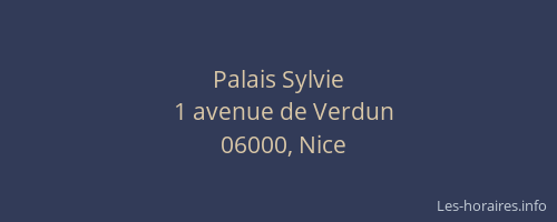 Palais Sylvie