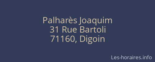 Palharès Joaquim