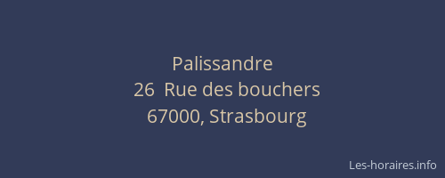 Palissandre