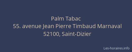 Palm Tabac