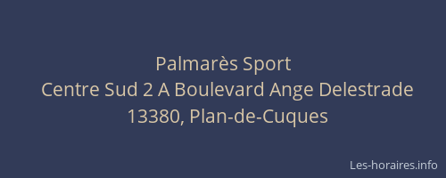Palmarès Sport