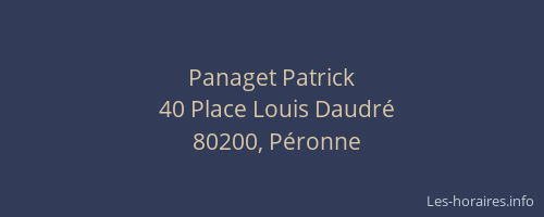 Panaget Patrick