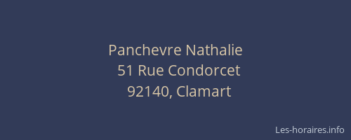Panchevre Nathalie