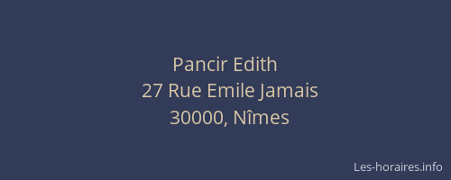 Pancir Edith