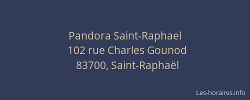 Pandora Saint-Raphael