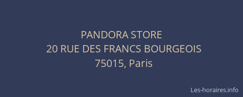 PANDORA STORE