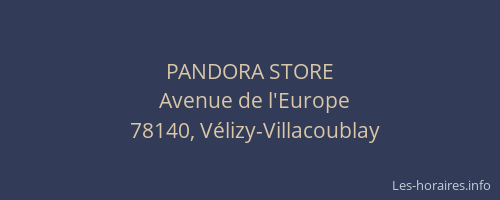 PANDORA STORE