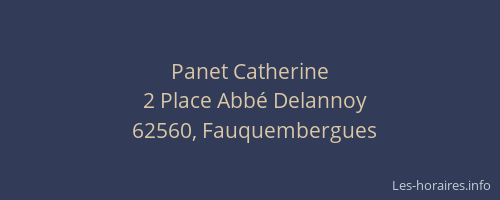 Panet Catherine