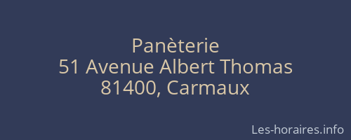 Panèterie